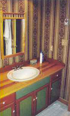 The original bathroom was in definite need of a makeover.